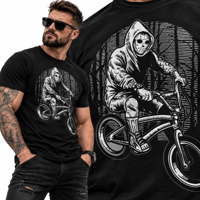 KOSZULKA HORROR RIDE BIKE TO KILL